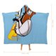 thumbnail image 2 of Tennessee Tuxedo y sus Cuentos Manta Capa con Capucha Anti-Bolitas, Manta de Lana Ártica Suave, Manta Portátil de Felpa Ligera y Lujosa, Poncho para Siesta en Casa y Oficina, 100*130cm, 2 of 6