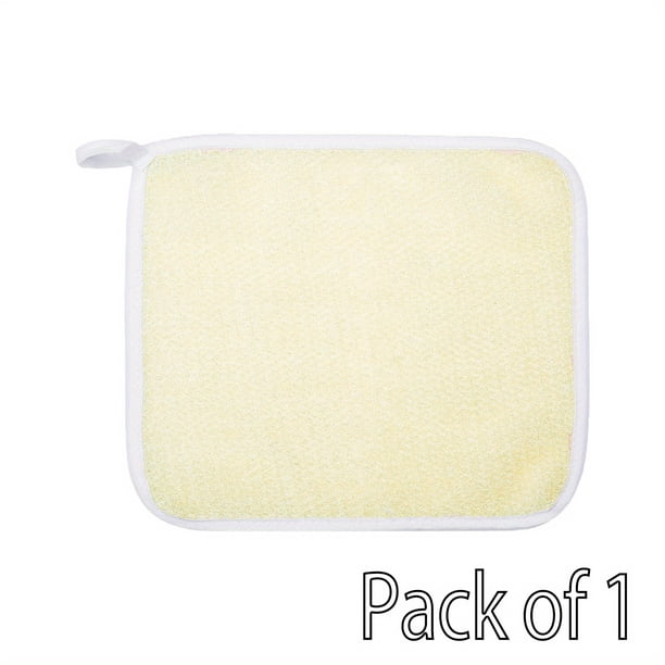 1/5 Pack Exfoliating Face And Body Wash Cloths Towel Soft Weave Bath Cloth Exfoliating Scrub Cloth Massage Bath Cloth For Women And Man (5 Pack Two Sides Exfoliating Cloth)