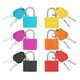 thumbnail image 1 of 6pcs Candados Pequeños Multiusos Metal Para Maletas, 1 of 3