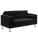 thumbnail image 2 of Sofa Retro 3c Felpa 12 Negro, 2 of 6