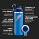 thumbnail image 2 of Botella de agua Gatorade 'Overtime' de acero inoxidable 650 ml, 2 of 3