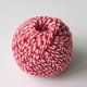 thumbnail image 1 of suxuMhao Cuerda, Cuerda de Algodón para Manualidades, Cuerda de Algodón Trenzada, Cordel de Algodón, Cuerda Decorativa, Cuerda DIY, Cuerda Suave, Rojo + Blanco, 3 Rollos, 3x2.47oz/3x93yd, Adecuada, 1 of 4