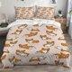 thumbnail image 1 of 3pcs Cartoon Corgi Themed Bedding Set Duvet Cover and Pillowcase Set Soft and Comfortable, 1 of 5