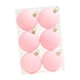 thumbnail image 3 of 6 Bolas Navideñas Flocadas De 6 Cm Para Decoración De Aniversario, Color Rosa, 3 of 5