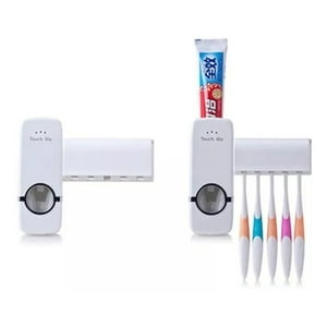 Genérico - Dispensador Pasta De Dientes Y Porta Cepillos