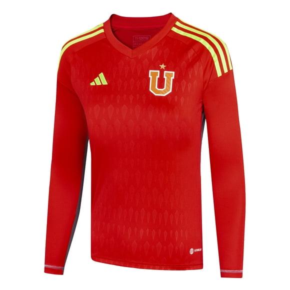 Camiseta Universidad De Chile 2023 Niño Arquero Rojo Adidas