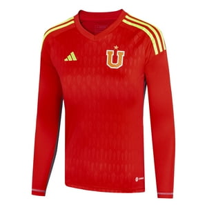 Adidasss - Camiseta Universidad De Chile 2023 Niño Arquero Rojo Adidas
