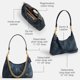 thumbnail image 3 of Bolso Coach Juliet 26 cm Denim Acolchado de Hombro, 3 of 6