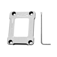 Magideal - Marco De Contacto De Cpu, Aleación De Aluminio Anti Flexión Lga17Xx-Bcf Soporte Marco Corrector De Flexión Plano Posterior Para 12Th Gen Lga1700 Plata