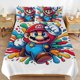 thumbnail image 1 of Super Mario 3-Piece Comforter Set for Bedroom Super Mario Bedding Set for Kids Adults Soft Microfiber Duvet Cover Set with Zipper Closure, 1 of 5