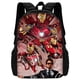 thumbnail image 1 of Cartoon Man M-Marvels Iron 3 pcs set Child School Backpack with Lunch Bags ,Pencil Bags School Bags for Boys Girls Best Gift, 1 of 3