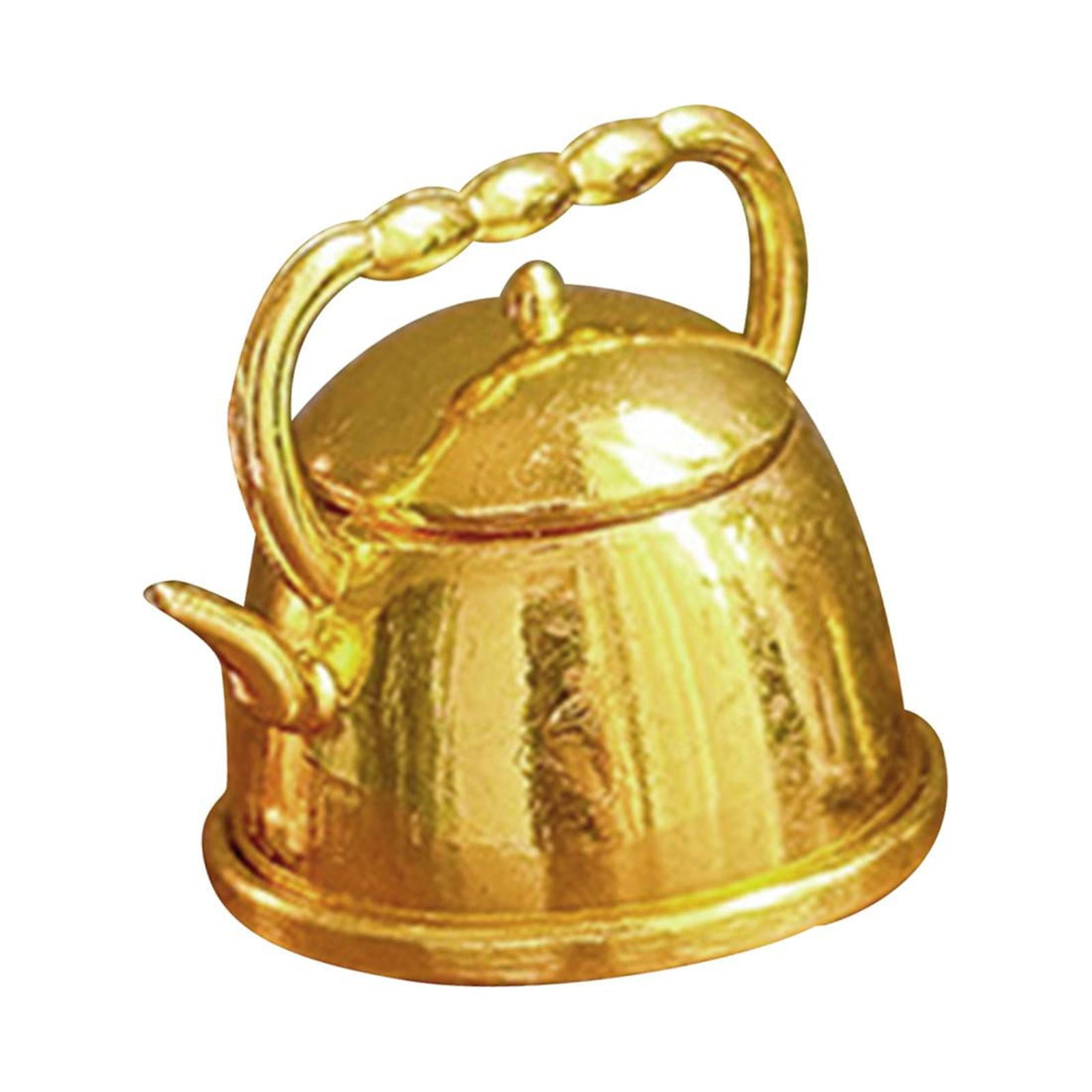 Fiocias - Tetera En Miniatura 1/12, Vajilla, Accesorios De Cocina, Tetera De Simulación, Modelo Amarillo