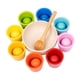 thumbnail image 4 of Bolas De Arcoíris En Tazas, Juguete Montessori Para Niños, Juguetes Sensoriales Preescolares, Juego Clasificador De 8 Colores, 4 of 5