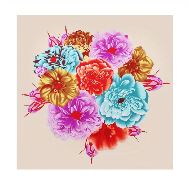 35.4 Flower Print Bandana: Add a Pop of Color to Your Look with These Stylish Floral Head Scarves!