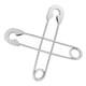 thumbnail image 4 of Pendientes Con Estilo Punk Pendientes De Alfiler De Seguridad Joyas Piercing De Oreja Plata, 4 of 5