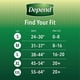 thumbnail image 2 of Ropa interior para incontinencia Depend FIT-FLEX para mujer, talla grande, 28 unidades, 2 of 8