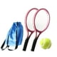 thumbnail image 5 of Accesorios para casa de muñecas, raqueta de tenis deportiva en miniatura 1:12, juego de pelota para Mini casa de muñecas, adorno para tarta, paisaje Rosa, 5 of 5