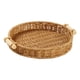 thumbnail image 5 of Cesta De Almacenamiento Tejida, Bandeja Para Servir, De Polipropileno, Decorativa, Hecha A Mano, Con Asas, 24 Cm, 5 of 5