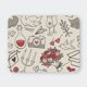 thumbnail image 1 of Mousepad 20x24 Cm - Diseño Pajaritos Love, 1 of 3