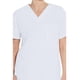 thumbnail image 2 of Scrub Top Dickies unisex con cuello en V, color blanco, 2 of 8
