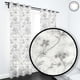 thumbnail image 2 of Set De Cortinas Visillo 2 Paños De 140 X 220 Cm Gris, 2 of 3