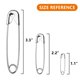 thumbnail image 2 of Imperdibles de seguridad vrupin 75 mm 50 piezas Acero inoxidable, 2 of 6