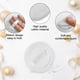 thumbnail image 3 of Paquete de 10 borlas de algodón para polvos cosméticos, almohadillas de maquillaje con cinta, borlas para polvos faciales sueltos y base, 3 of 6