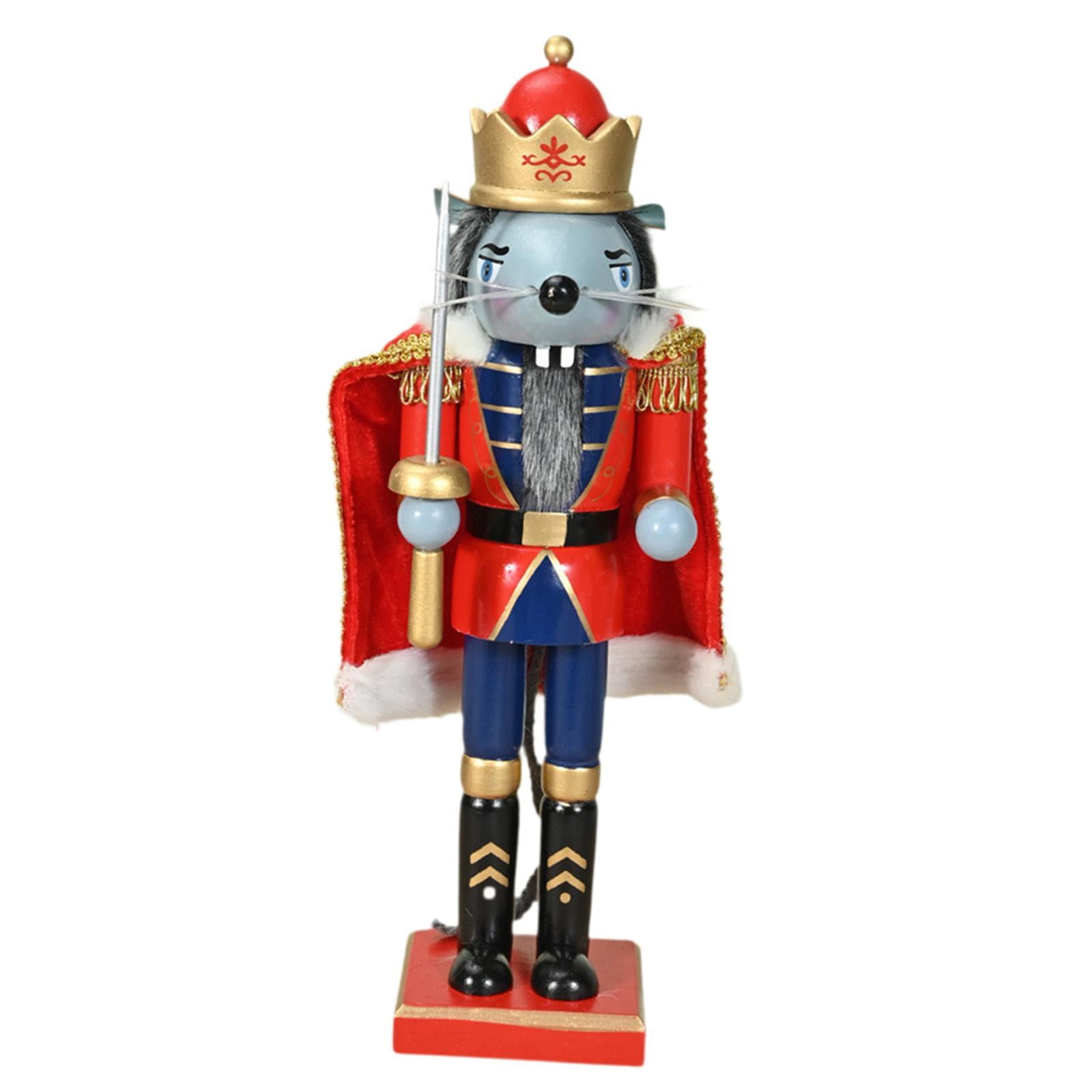 Magideal - Cascanueces Para Decoración Navideña, Adorno De Mesa, Accesorios Para Fotos, Centro De Mesa, Manualidades, Figura De Cascanueces Para Fiesta, Chimenea