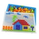 thumbnail image 1 of Mushroom Nails Color Pegboard Aprendizaje Temprano Educativo Preescolar Juguete Regalo, 1 of 5
