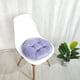 thumbnail image 1 of suxuMhao Cojín de Asiento Circular, 2 Packs de Cojín Redondo para Asiento de Silla, Cojín de Lino-algodón para Silla de Escritorio, 18 Pulgadas de Diámetro x 3.5 Pulgadas de Altura, Morado, 1 of 4
