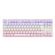 thumbnail image 1 of Teclado T-Dagger Bora Rainbow Lite T-TGK313W-LIT Blanco, 1 of 6
