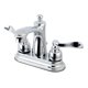thumbnail image 1 of Grifo para lavabo Kingston Brass Nuwave French de 4 pulgadas, cromo, 1 of 3