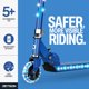 thumbnail image 3 of Patinete plegable para niños Jetson Jupiter con luces LED azules, 3 of 6