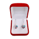 thumbnail image 3 of Aros De Plata 925 Mujer Cristal Swarovski Corazon Vitrail, 3 of 3