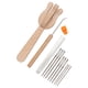 thumbnail image 1 of Kit Que Se Avecina Mango Hogar De Madera Antiguo Plegable Rebordear Tejer, 1 of 5