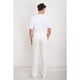 thumbnail image 4 of Pantalon Clasico Hombre Algodon Casual Tipo Lino Liso 6011, 4 of 4