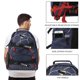 thumbnail image 2 of Mochila Bioworld Superman con logo de telaraña 30 × 44 × 15 cm Azul, 2 of 8