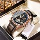 thumbnail image 2 of Reloj Mecánico Automático Elegante para Hombre con Esfera Luminosa - Incluye Funciones de Fecha y Cronómetro, Correa de Cuero, 2 of 13
