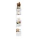 thumbnail image 5 of Estante de esquina Furinno Rossi, 5 niveles, soporte de pared flotante, blanco, 5 of 6