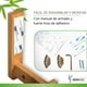 thumbnail image 4 of Rack De Cocina Especiero De Madera Estante De Pared 2nvls, 4 of 6