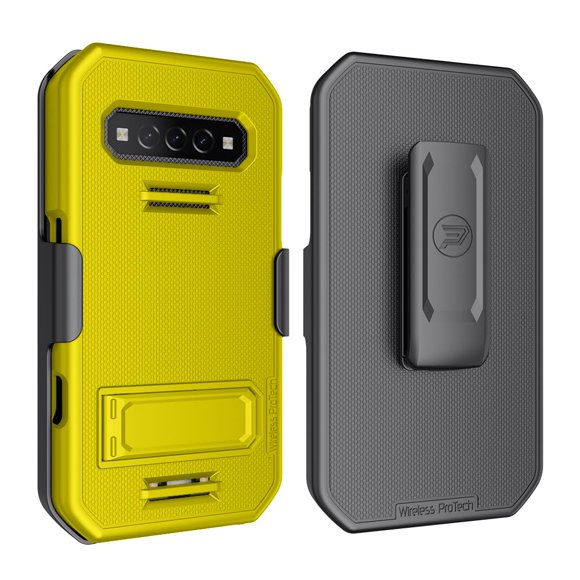 Combo de Funda y Holster con Clip para Cinturón Wireless PROTECH para Kyocera DuraForce PRO 3