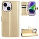 thumbnail image 1 of Funda tipo libro para iPhone 13 Mini, cartera todo‑en‑uno, funda multifuncional con tarjetero y correa de muñeca desmontable, 1 of 4