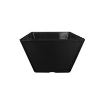 Imahe - Set 6 Pocillo Cónico Cuadrado Negro 11 Cm