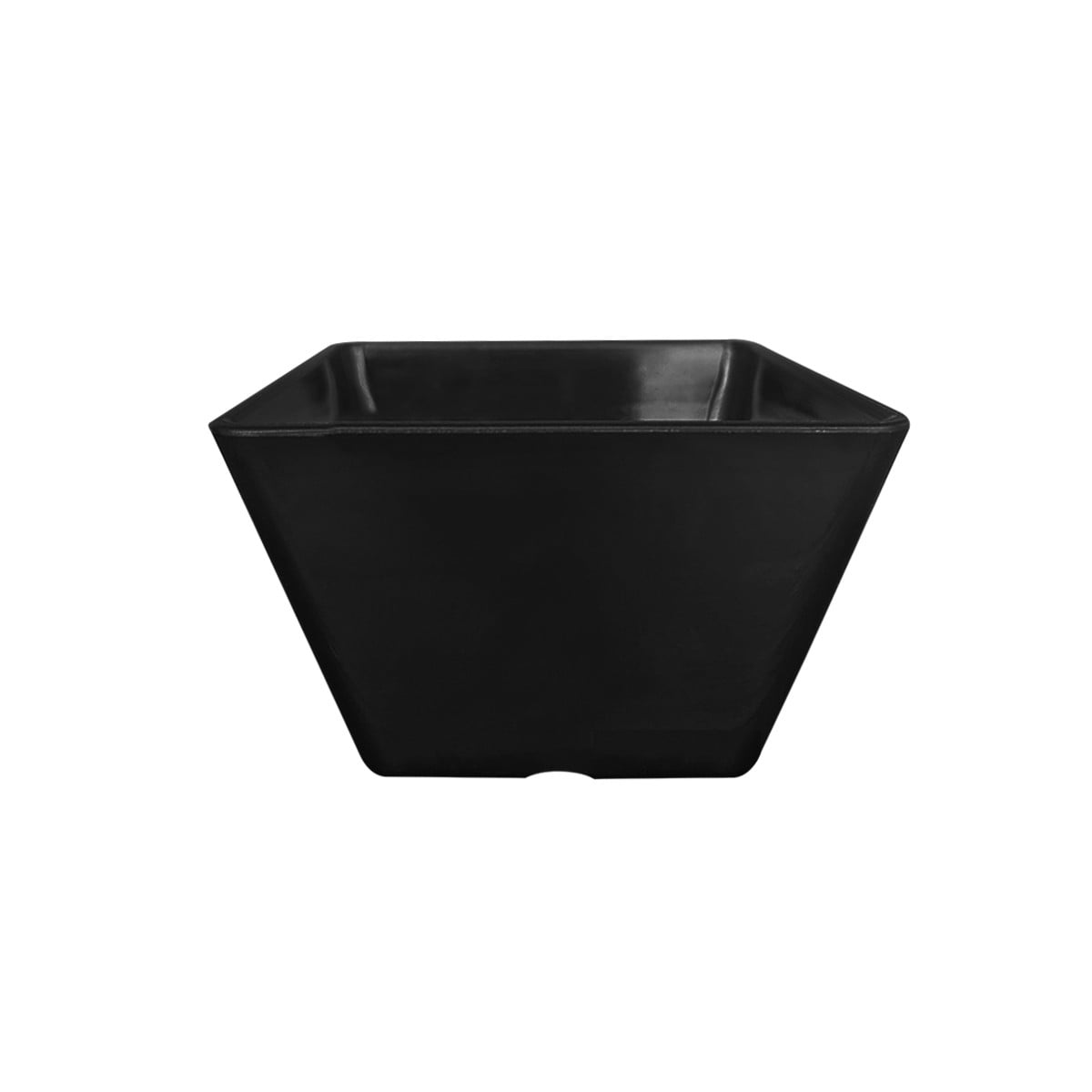 Imahe - Set 6 Pocillo Cónico Cuadrado Negro 11 Cm