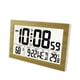 thumbnail image 5 of Reloj despertador digital, calendario y temperatura, reloj LCD de repetición, visualización de números grandes, con pilas, reloj de , luz 201x124x26 cm, 5 of 5