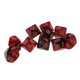 thumbnail image 3 of Dados De Juego De 10 X 10 Lados Dados De 16 Mm Para Juegos De Mesa / Ense?anza De Matemáticas Rojo + Negro, 3 of 5