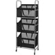 thumbnail image 1 of Cesto de Ropa STO STO Vertical de 3 Niveles con Bolsas de Malla y Ruedas 120L, 1 of 8