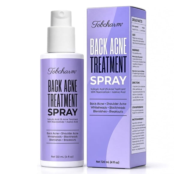 Spray Corporal Tobcharm 120 ml Ácido Salicílico y Ácido Azelaico