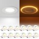thumbnail image 1 of Luces empotrables LED Amico, paquete de 12, 14 cm, 5 temperaturas de color, regulables, 12 W, 1 of 6