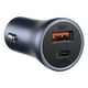 thumbnail image 4 of Cargador Doble Rápido de Auto Baseus Golden Contactor Pro USB + Tipo C - 40W - Gris, 4 of 8
